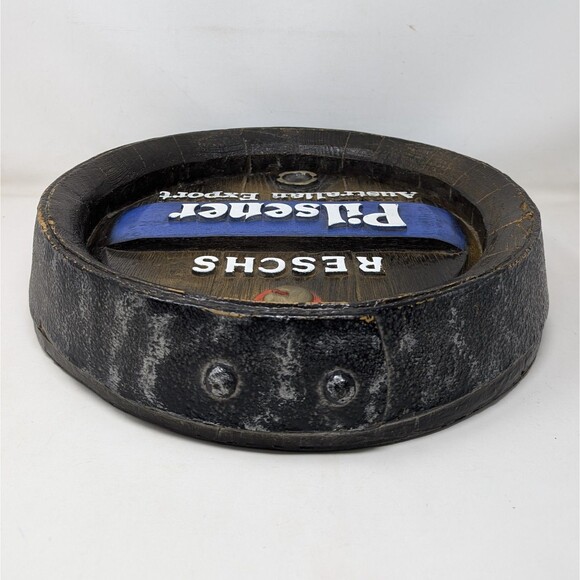 Vintage Reschs Pilsener Beer Barrel 3D Foam Sign 16" Australian Export Pilsner - Picture 3 of 6